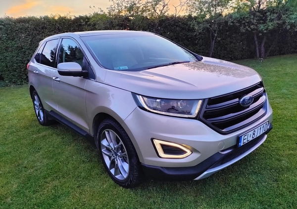Ford EDGE cena 99000 przebieg: 74500, rok produkcji 2017 z Łódź małe 781